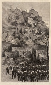 28 नवंबर, 1879 को फाइटिंग कोप्पी पर कब्जा करते हुए सेकुकुनी के गढ़ का कब्जा